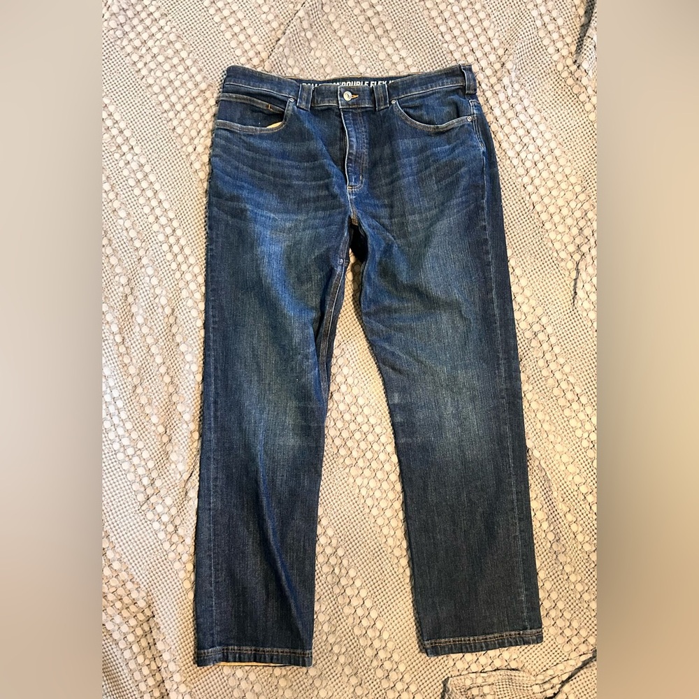 Duluth dark wash Ballroom Double Flex Blue Jeans